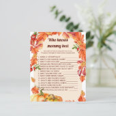 Arch, bladeren, pompoenen die het beste van mama w (Staand voorkant)