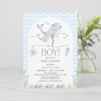 Arch Blue Oh Boy onder Zee Baby shower