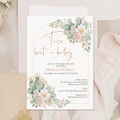 Arch Blush Bloemen Taco 'bout een Baby Baby Kaart