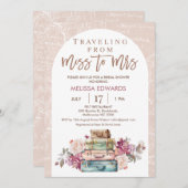 Arch Boho die Miss naar Mrs Vrijgezellenfeest bren Kaart (Voorkant / Achterkant)