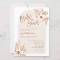 Arch Boho Terracotta Pampas Grass Vrijgezellenfees