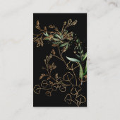 Arch Botanical Eucalyptus Golden Greenery Moss Pl Plaatskaartje (Achterkant)