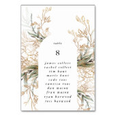 Arch Botanische Eucalyptus Golden Greenery Moss Ta Kaart (Achterkant)