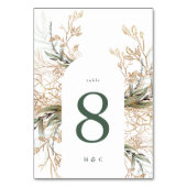 Arch Botanische Eucalyptus Golden Greenery Moss Ta Kaart (Voorkant)