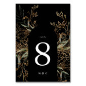 Arch Botanische Eucalyptus Golden Premium Black Kaart (Achterkant)