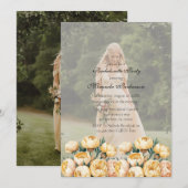 Arch Butter-Yellow Foto Bachelorette Party Kaart (Voorkant / Achterkant)