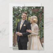 Arch Butter-Yellow Foto Trouwkoppels Douche Kaart (Achterkant)