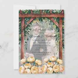 Arch Butter-Yellow Foto Trouwkoppels Douche Kaart