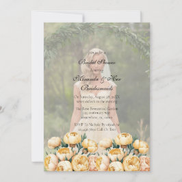 Arch Butter-Yellow Photo Vrijgezellenfeest Kaart