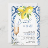 Arch Capri Lemons Brunch en Bubbly Vrijgezellenfee Kaart (Voorkant)