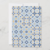 Arch Citrus Lemon Amalfi Positano Couples Shower Kaart (Achterkant)