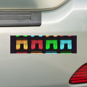 Arch de Triumph Collage, Arch de Triumph Collage Bumpersticker (Op auto)