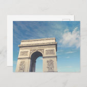 Arch de Triumph Feestdagenkaart (Voorkant / Achterkant)