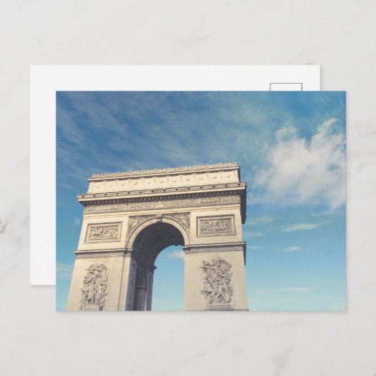 Arch de Triumph Feestdagenkaart (Voorkant / Achterkant)