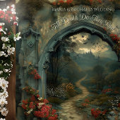 Arch Dracula Kasteel Gotische Fotocabine Achtergro Wandkleed