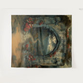 Arch Dracula Kasteel Gotische Fotocabine Achtergro Wandkleed (Voorkant (horizontaal))