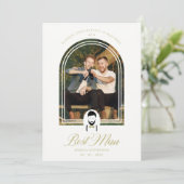 Arch Effect Best Man Funny Weduwen Eenvoudig Voors (Staand voorkant)