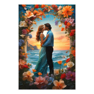 *~* Arch Fantasy Romantische AP51 Ocean Waves Foto Afdruk