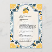 Arch Food Fun Fruit Limoen Citroen Militaire Bruil Informatiekaartje (Voorkant)