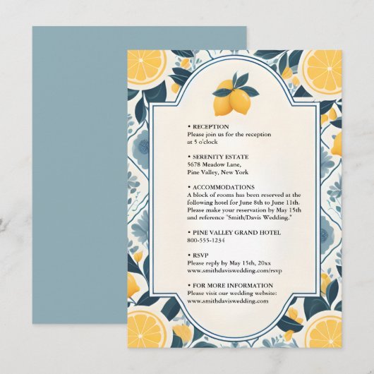 Arch Food Fun Fruit Limoen Citroen Militaire Bruil Informatiekaartje (Voorkant / Achterkant)