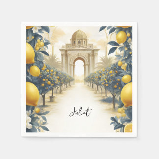 Arch Food Fun Fruit Limoen Citroen Vrijgezellenfee Servet