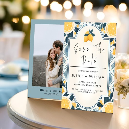 Arch Food Fun Fruit Limoen Lemon Bruiloft Save The Date