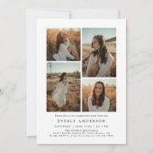 Arch Foto Afstudeerfeest Uitnodigen aankondiging (Achterkant)