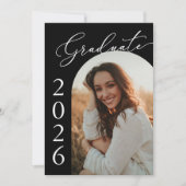 Arch Foto Afstudeerfeest Uitnodigen aankondiging (Voorkant)