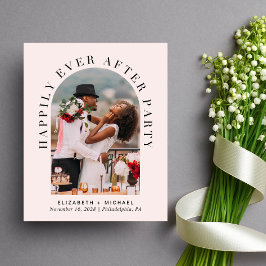 Arch Foto QR Code Roze bruiloft Ontvang uitnodigen