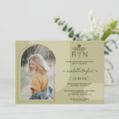 Arch Foto RN Verpleegkundige Geneeskunde Caduceus  Kaart (Staand voorkant)