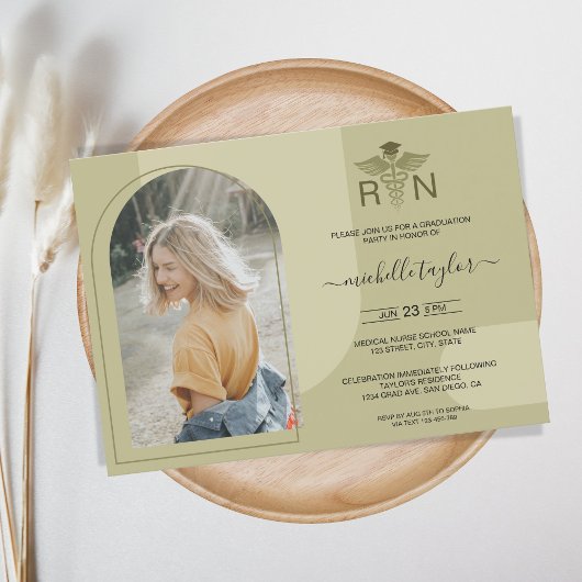 Arch Foto RN Verpleegkundige Geneeskunde Caduceus  Kaart