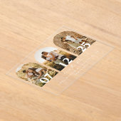 Arch foto Sla de datum bruiloft Kaart Acryl Uitnodigingen (Laagn)