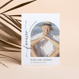 Arch fotokalligrafie script sympathie begrafenis bedankkaart