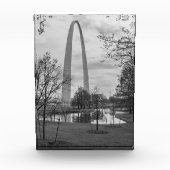 Arch from the Park Grayscale Fotoblokken (Voorkant)