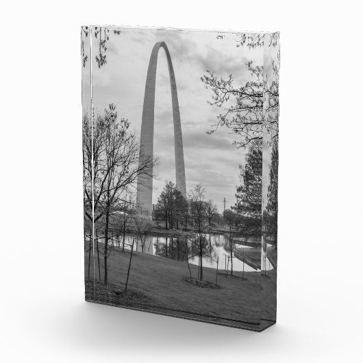 Arch from the Park Grayscale Fotoblokken (Rechts)
