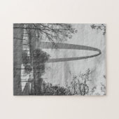 Arch from the Park Grayscale Legpuzzel (Horizontaal)