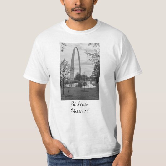 Arch from the Park Grayscale T-shirt (Voorkant)
