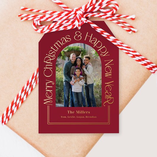 Arch Groet REAL FOLIE Kerstmis Vakantie Kaart