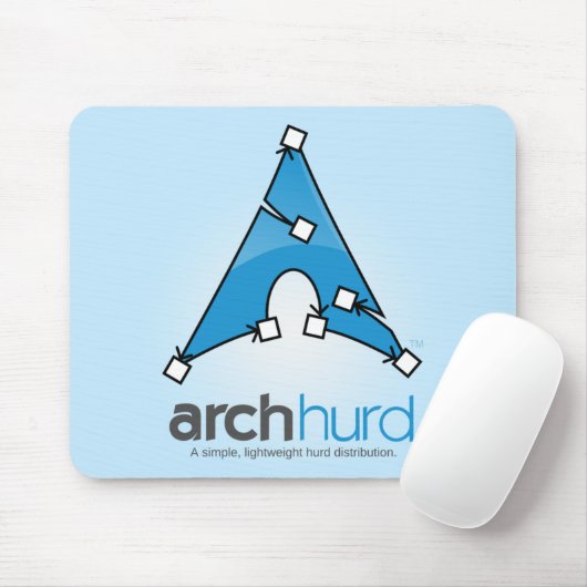 Arch Hurd Logo Mousemat Muismat (Met muis)