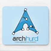 Arch Hurd Logo Mousemat Muismat (Voorkant)