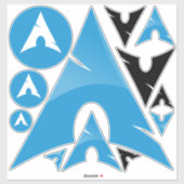Arch icoon stickers - 12ct (Vel)