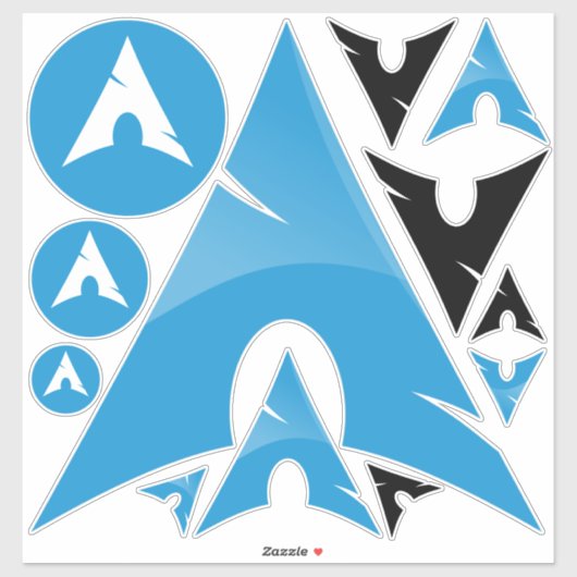 Arch icoon stickers - 12ct (Vel)