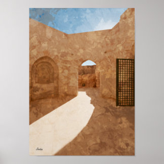 Arch in Jordanië Poster