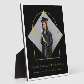 Arch kwastjes minimalistisch Lijst foto Afstuderen Fotoplaat (Zijkant)