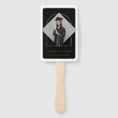 Arch kwastjes minimalistisch Lijst foto Afstuderen Handwaaier (Voorkant)