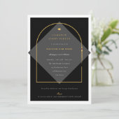 Arch kwastjes minimalistisch Lijst foto Afstuderen Kaart (Staand voorkant)