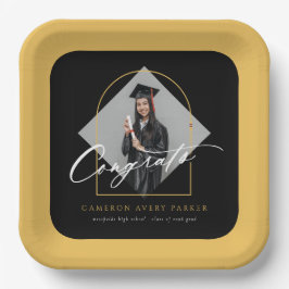 Arch kwastjes minimalistisch Lijst foto Afstuderen Papieren Bordje