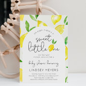 Arch Lemon Baby shower Invitation Kaart