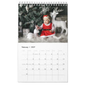 Arch Lijst Floral Merry Christmas Foto Kalender (Feb 2027)