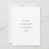 Arch Lijst Foto zal mijn Bridesmaid Kaart zijn (Achterkant)